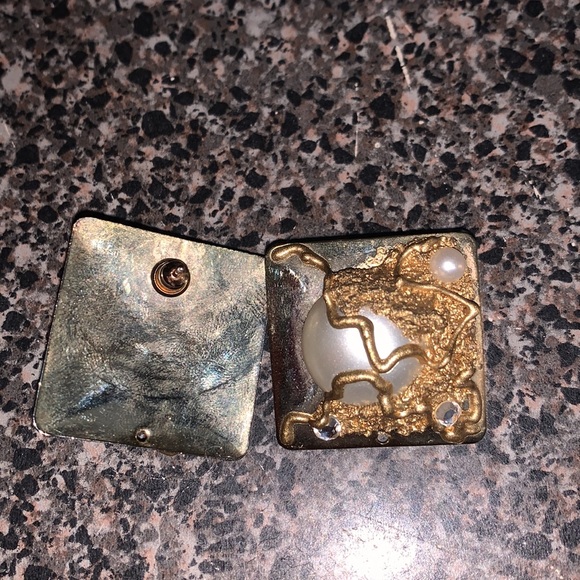 Abstract Earrings - Picture 2 of 2